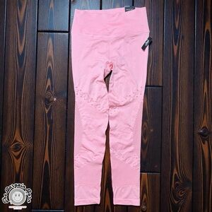 Victoria Sport Seamless High Rise Pink Leggings NWT Textured Activewear (M)